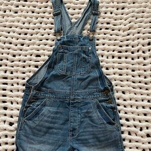 American Eagle Outfitters Blue Denim Overalls